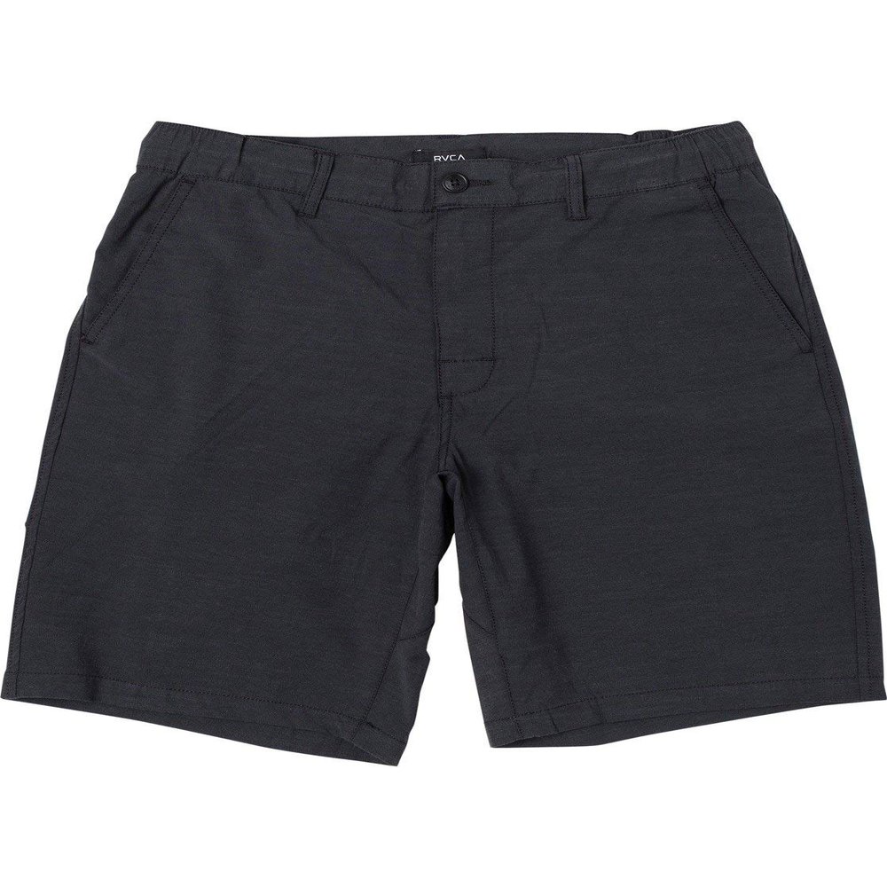 RVCA Big Boy's All Time Coastal Solid Hybrid Short Black, 22