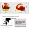 Outdoor Rescue Helmet, Earthquake Rescue Helmet Emergency Protection kit with Goggles and Glare Flashlight Fyxd view 3