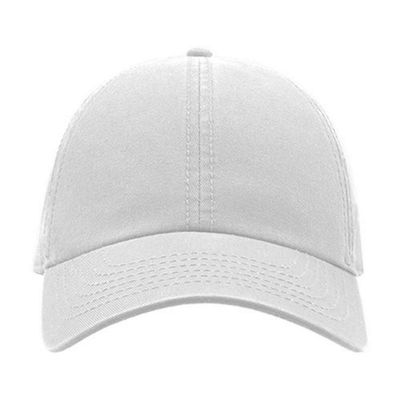 Atlantis Action 6 Panel Chino Baseball Cap (One Size) (White)