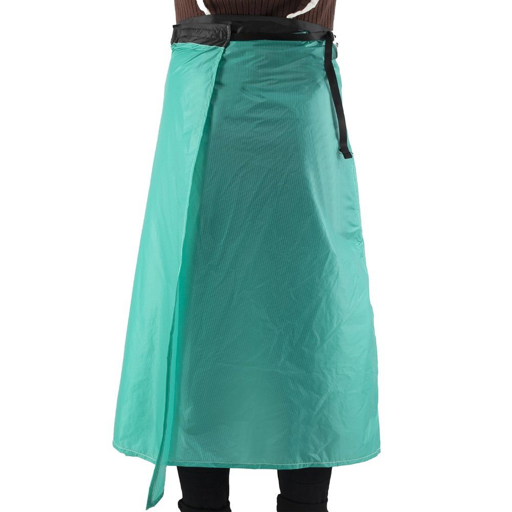 Ultra Light Rain Skirt, Waterproof Lightweight Kilt, Breathable Windproof Raincoat Liner, Packable Windbreak for Cycling, Riding, Camping, Hiking