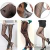 6 Pairs Of Women's Tights Mesh Seamless Leggings Pattern Elastic Black Comfort Fit - view 3