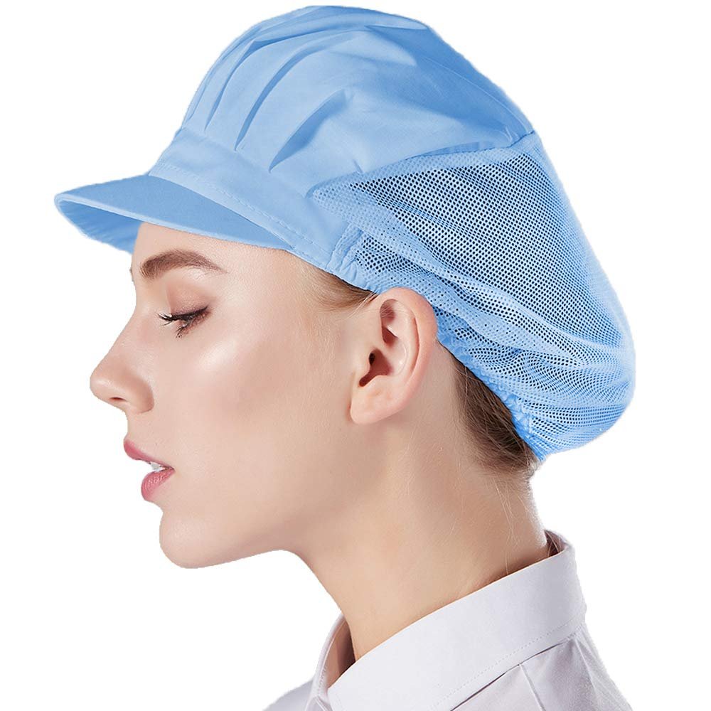 Nanxson 3pcs Chef Hat Kitchen Cooking Chef Cap Food Service Hair Nets CF9033