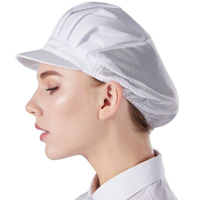 Nanxson 3pcs Chef Hat Kitchen Cooking Chef Cap Food Service Hair Nets CF9033 White