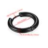 316L Surgical Stainless Steel Huggie Hoop Earrings 14mm Black Hypoallergenic Earrings Hoop Cartilage Helix Lobes Hinged Sleeper Earrings For Men Women(F03:14mm Black(THK 2.0mm)) view 2