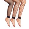 Abberrki Womens High Waist Fishnet Footless Tights Spandex Pantyhose Stockings(3 pairs) view 2
