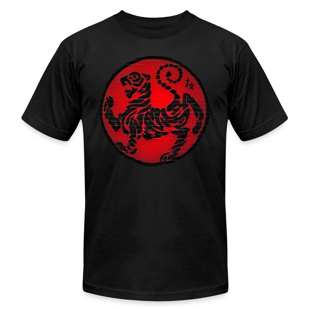 Spreadshirt Shotokan Karate Tiger Men's Jersey T-Shirt, 3XL, Black