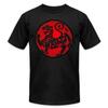 Spreadshirt Shotokan Karate Tiger Men's Jersey T-Shirt, 3XL, Black view 1