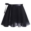 Alvivi Kids Girls Team Basic Long Sleeve Gymnastics Ballet Dance Leotard with Wrap Skirt Tutu Dress Sleeveless Black 3-4 Years view 3