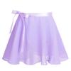 Alvivi Kids Girls Team Basic Long Sleeve Gymnastics Ballet Dance Leotard with Wrap Skirt Tutu Dress Sleeveless Lavender 3-4 Years view 3