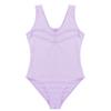 Alvivi Kids Girls Team Basic Long Sleeve Gymnastics Ballet Dance Leotard with Wrap Skirt Tutu Dress Sleeveless Lavender 3-4 Years view 4