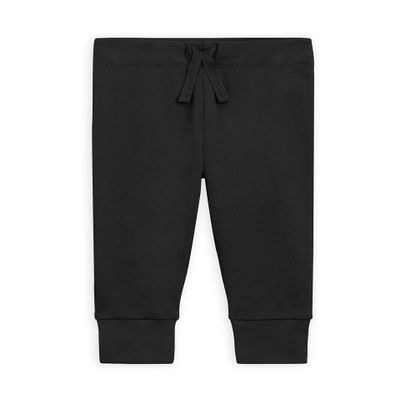 Colored Organics - Cruz Joggers Organic Cotton Baby Pants - Kids & Baby Clothes - Black - 18-24M