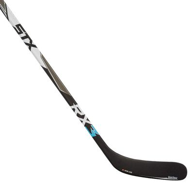 STX Ice Hockey Surgeon RX3 Hockey Stick, Intermediate, Left, 60, X28, Black/Blue