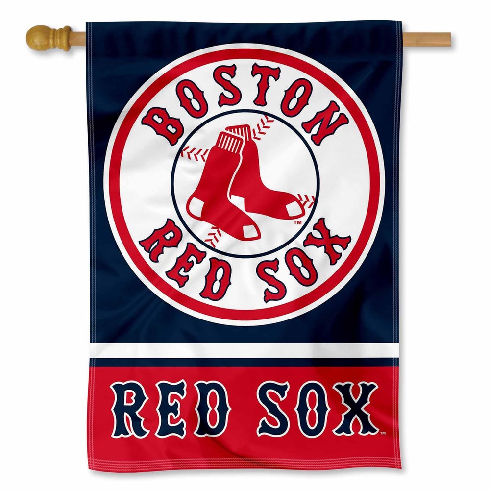 Boston Red Sox Two Sided House Flag