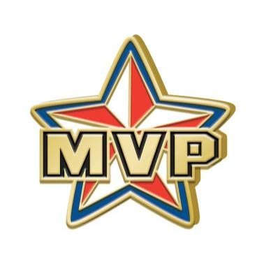 Crown Awards MVP Sports Pins - Most Valuable Player Lapel Pins 100 Pack Prime