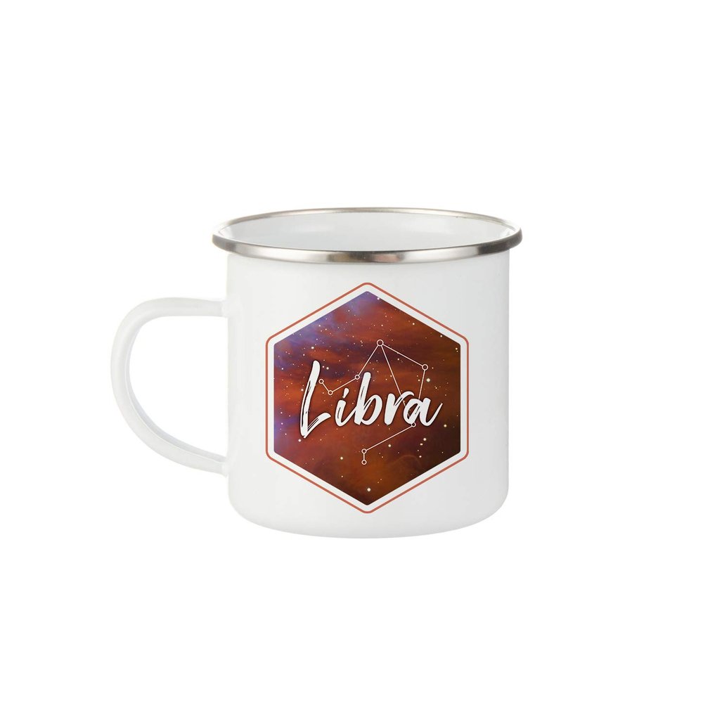 Mystic Sloth Gorgeous Zodiac Horoscope Sign Camp Mug (Libra)