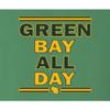 Go All Out Small Kelly Adult Green Bay All Day Sweatshirt Crewneck view 3