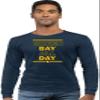 Go All Out Medium J. Navy Adult Green Bay All Day Long Sleeve T-Shirt view 2