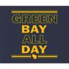 Go All Out Medium J. Navy Adult Green Bay All Day Long Sleeve T-Shirt view 4