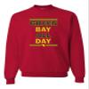 Go All Out XXXXX-Large Red Adult Green Bay All Day Sweatshirt Crewneck view 1