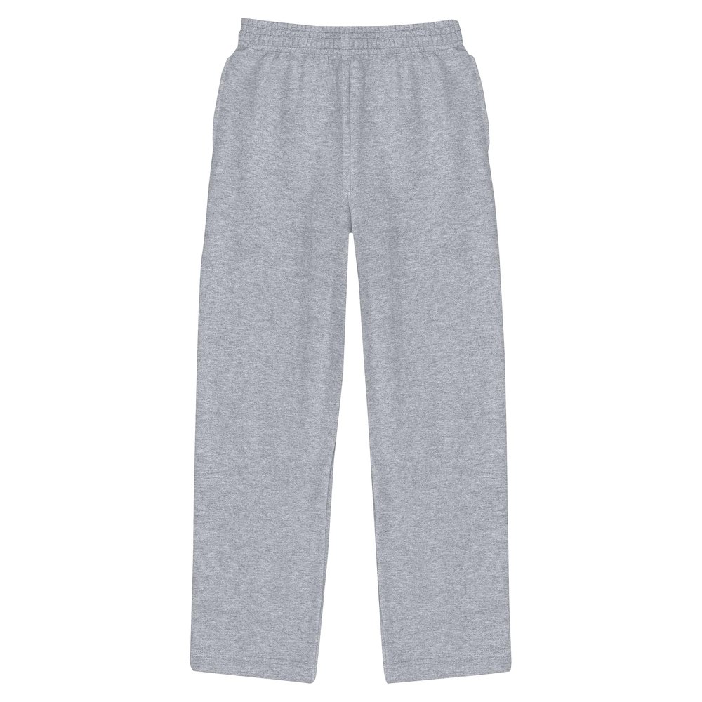 Hanes Boys' EcoSmart Open Leg Sweatpants, Midweight Fleece Pants with Pockets