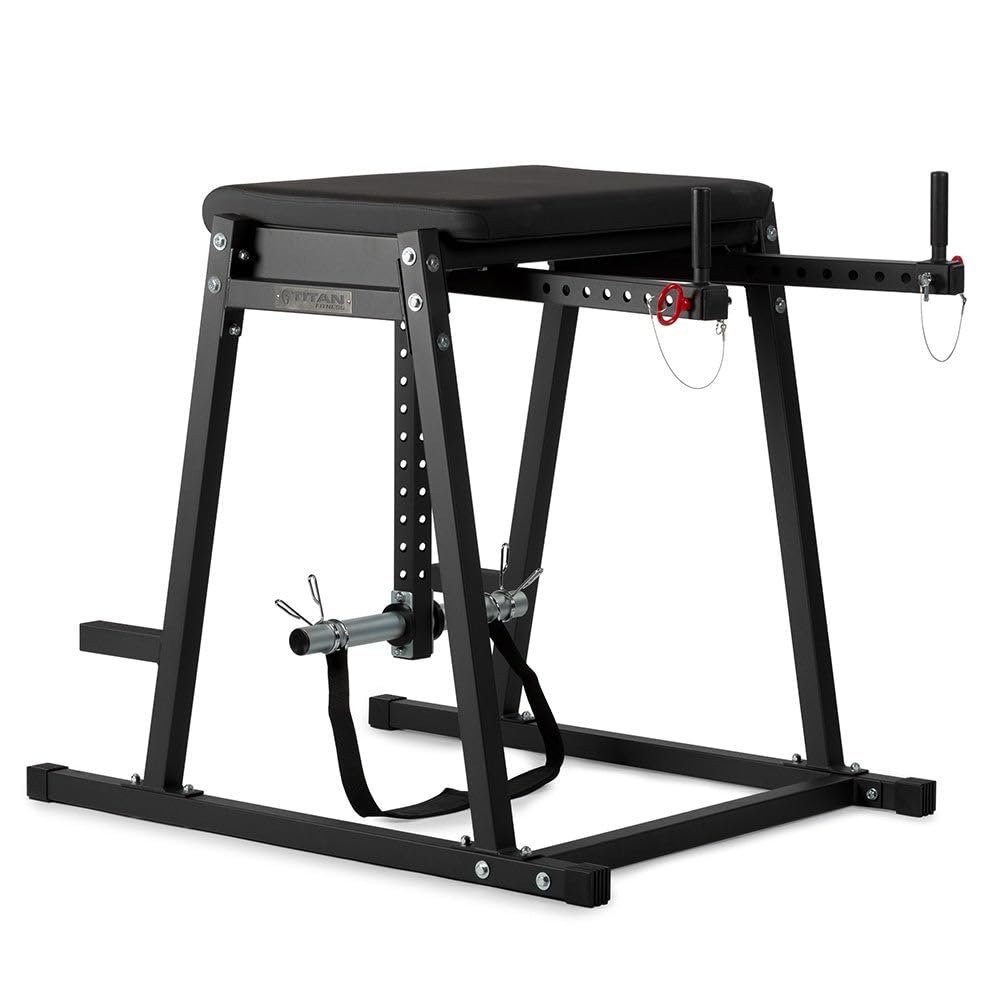 Titan Fitness Economy H-PND, Reverse Hyperextensions Lower Body Machine, Rated 550 LB, Specialty Home Gym Machine for Physical Therapy, Back Rehab Exercises, and Everyday Training