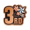 Third Place Bronze Award Pins - 1.25" 3rd Place Sports Pin Award 100 Pack Prime view 1