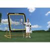 EZGoal 8'X6' Professional Folding Lacrosse Rebounder | LAX Throwback to Practice Your Passes and Catches,Orange view 2