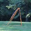 EZGoal 8'X6' Professional Folding Lacrosse Rebounder | LAX Throwback to Practice Your Passes and Catches,Orange view 3