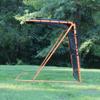 EZGoal 8'X6' Professional Folding Lacrosse Rebounder | LAX Throwback to Practice Your Passes and Catches,Orange view 4