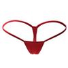 ETAOLINE Women's Low Rise Micro Back G-string Tiny Thong Panty Red view 1