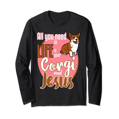 Corgi Jesus Funny Christian Corgis T-shirt Dog Welsh Mom