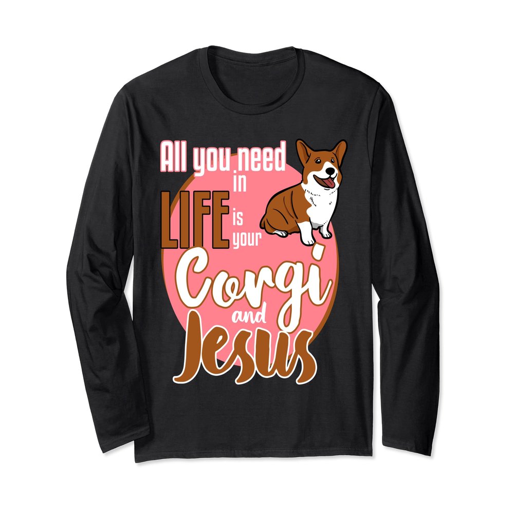 Corgi Jesus Funny Christian Corgis T-shirt Dog Welsh Mom