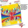 Skin Decal Wrap for Thermos Funtainer 16oz Bottle Rainbow Music (BOTTLE NOT INCLUDED) by WraptorSkinz view 3