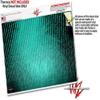 Skin Decal Wrap for Thermos Funtainer 16oz Bottle Binary Rain Teal (BOTTLE NOT INCLUDED) by WraptorSkinz view 3