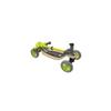 Smoby 7600750700 Wooden Fun Scooter, 4 Wheels, Green/Black view 2