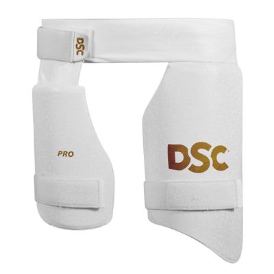 DSC Unisex's 1501785 Men's PVC Intense Pro Cricket Thigh Pad, Right (Multicolor), Multicolour