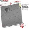 Skin Decal Wrap for Thermos Funtainer 16oz Bottle Raining Gray (BOTTLE NOT INCLUDED) by WraptorSkinz view 3