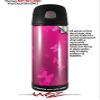 Skin Decal Wrap for Thermos Funtainer 16oz Bottle Bokeh Butterflies Hot Pink (BOTTLE NOT INCLUDED) by WraptorSkinz view 2