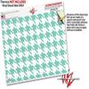 Skin Decal Wrap for Thermos Funtainer 16oz Bottle Houndstooth Seafoam Green (BOTTLE NOT INCLUDED) by WraptorSkinz view 3