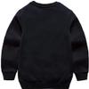 HAXICO Unisex Kids Solid Cotton Pullover Sweatshirt T-Shirt Toddler Baby Boys Girls Crewneck Long Sleeve T-Shirt Tops Blouse Black, 2T view 2