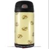 Skin Decal Wrap for Thermos Funtainer 16oz Bottle Anchors Away Yellow Sunshine (BOTTLE NOT INCLUDED) by WraptorSkinz view 1