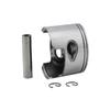 Asaki Piston Kit Compatible with Tohatsu Nissan Outboard 40/50 hp M40D2 NS50D2 3C8-00004-3 Oversize 0.50 with Ring view 1