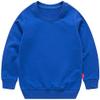 HAXICO Unisex Kids Solid Cotton Thin Pullover Sweatshirt T-Shirt Toddler Baby Crewneck Long Sleeve Tshirts Tops Blouse Royal Blue view 1
