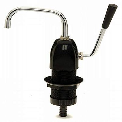 MarinersWarehouse Fynspray WS63 Rocker Pump, Black (WS-63)