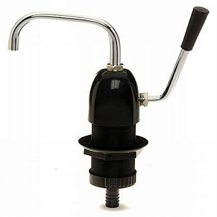 MarinersWarehouse Fynspray WS63 Rocker Pump, Black (WS-63)