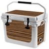 MightySkins (Cooler Not Included) Skin Compatible with RTIC 20 Cooler (2017 Model) - Dark Zebra Wood | Protective, Durable, and Unique Vinyl Decal wrap Cover | Easy to Apply | Made in The USA view 1
