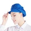 Nanxson 3pcs Chef Hats for Women Men Chef Caps Work Hats Kitchen Cooking Bakers Hat for Food Service with Brim Blue view 3