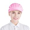 Nanxson 3pcs Chef Hats for Women Men Chef Caps Work Hats Kitchen Cooking Bakers Hat for Food Service with Brim Pink view 2
