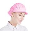 Nanxson 3pcs Chef Hats for Women Men Chef Caps Work Hats Kitchen Cooking Bakers Hat for Food Service with Brim Pink view 4
