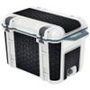 MightySkins (Cooler Not Included) Skin Compatible with OtterBox Venture 45 qt Cooler - Black Diamond Plate | Protective, Durable, and Unique Vinyl wrap Cover | Easy to Apply | Made in The USA view 1